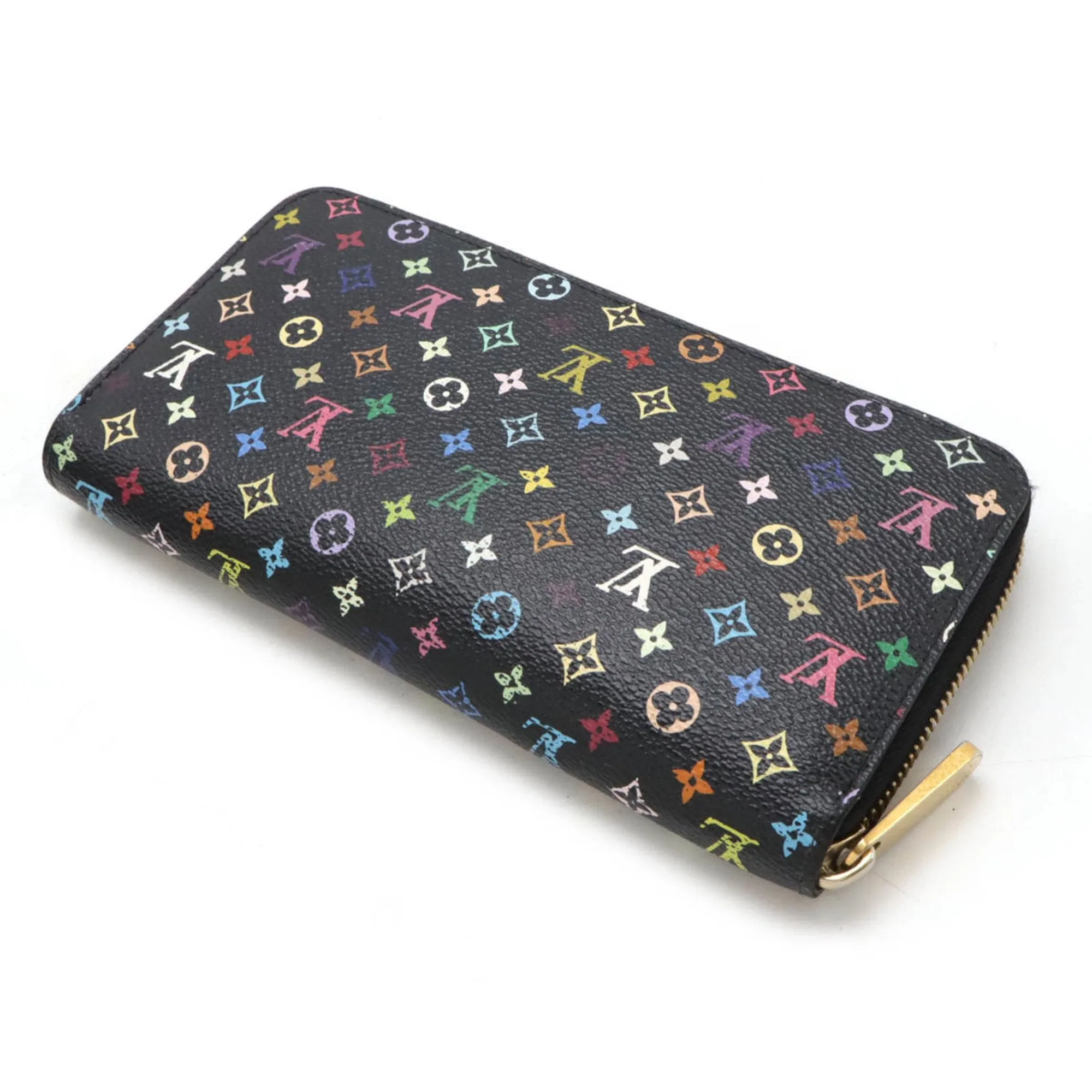 Louis Vuitton Noir Pvc Long Wallet (Bi-Fold) (Pre-Owned)