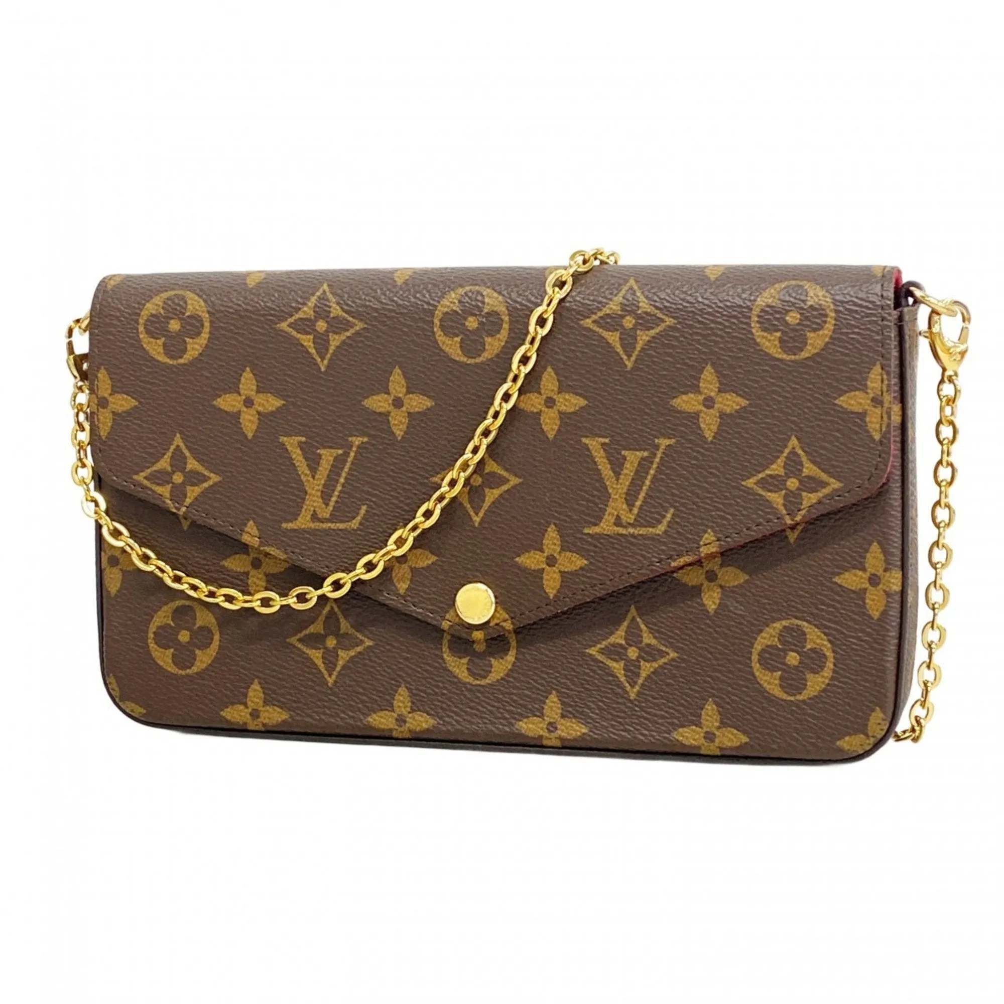 Louis Vuitton pink Chain/Shoulder Wallet (Pre-Owned)