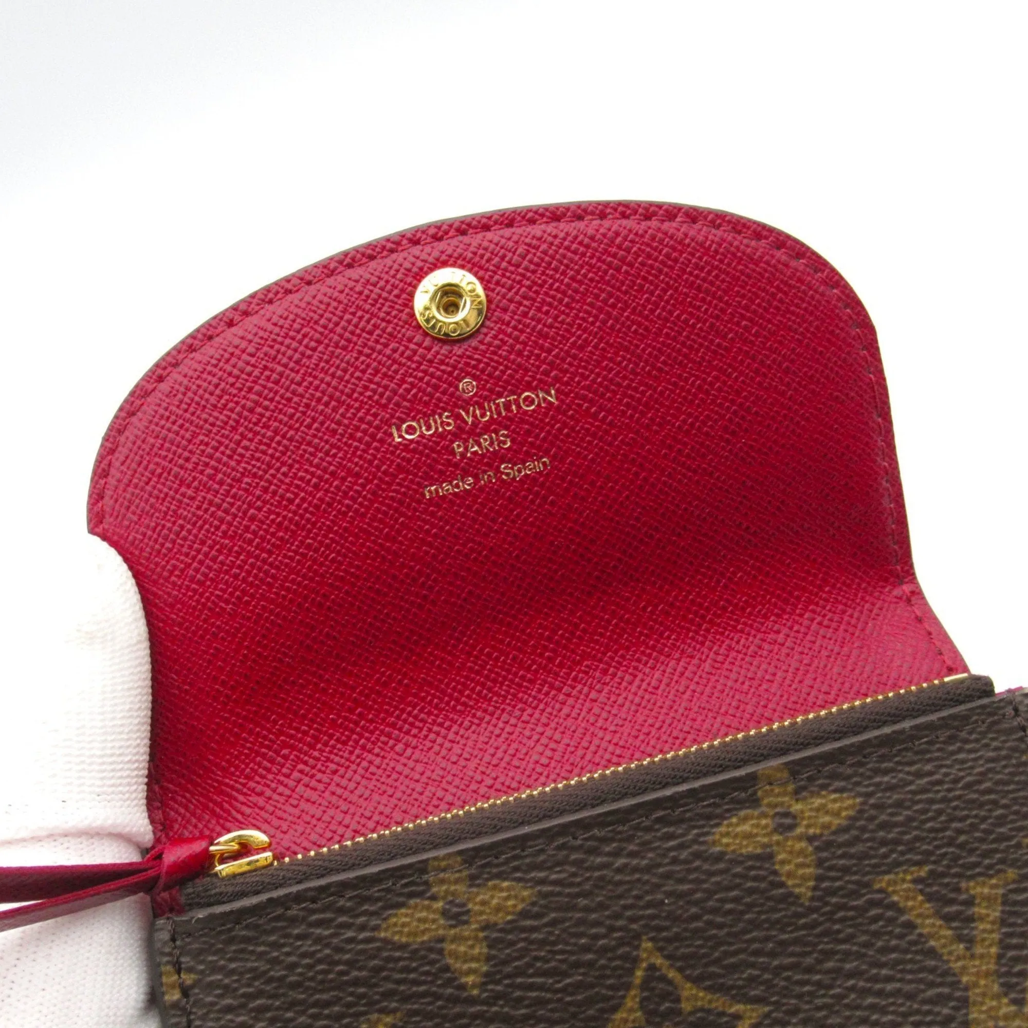 Louis Vuitton pink Monogram Coated Canvas Wallet (Bi-Fold) (Pre-Owned)