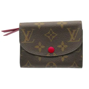 Louis Vuitton pink Monogram Coated Canvas Wallet (Bi-Fold) (Pre-Owned)