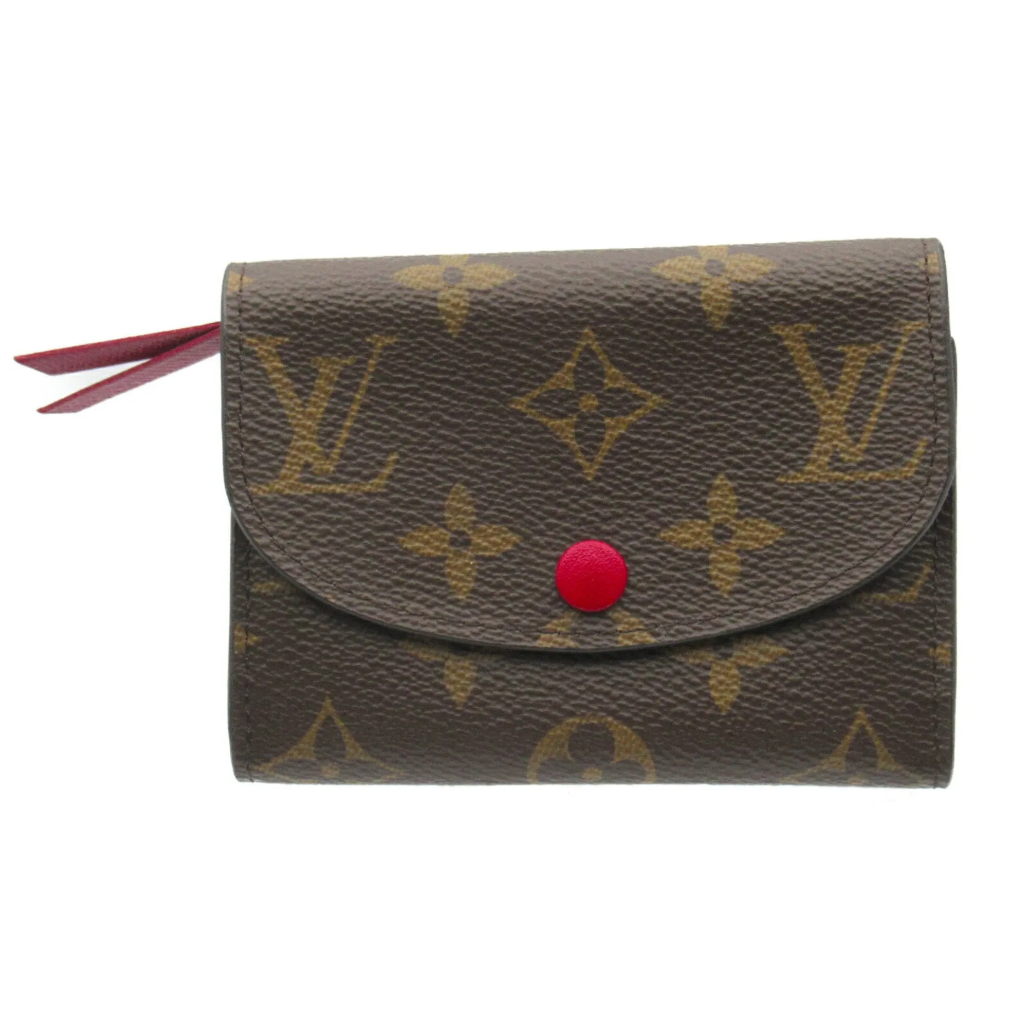 Louis Vuitton pink Monogram Coated Canvas Wallet (Bi-Fold) (Pre-Owned)