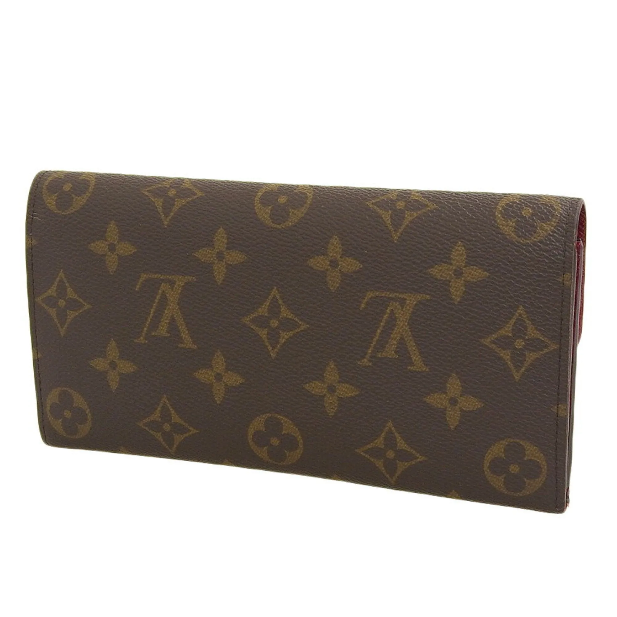 Louis Vuitton pink Monogram  Color Pvc Long Wallet (Bi-Fold) (Pre-Owned)
