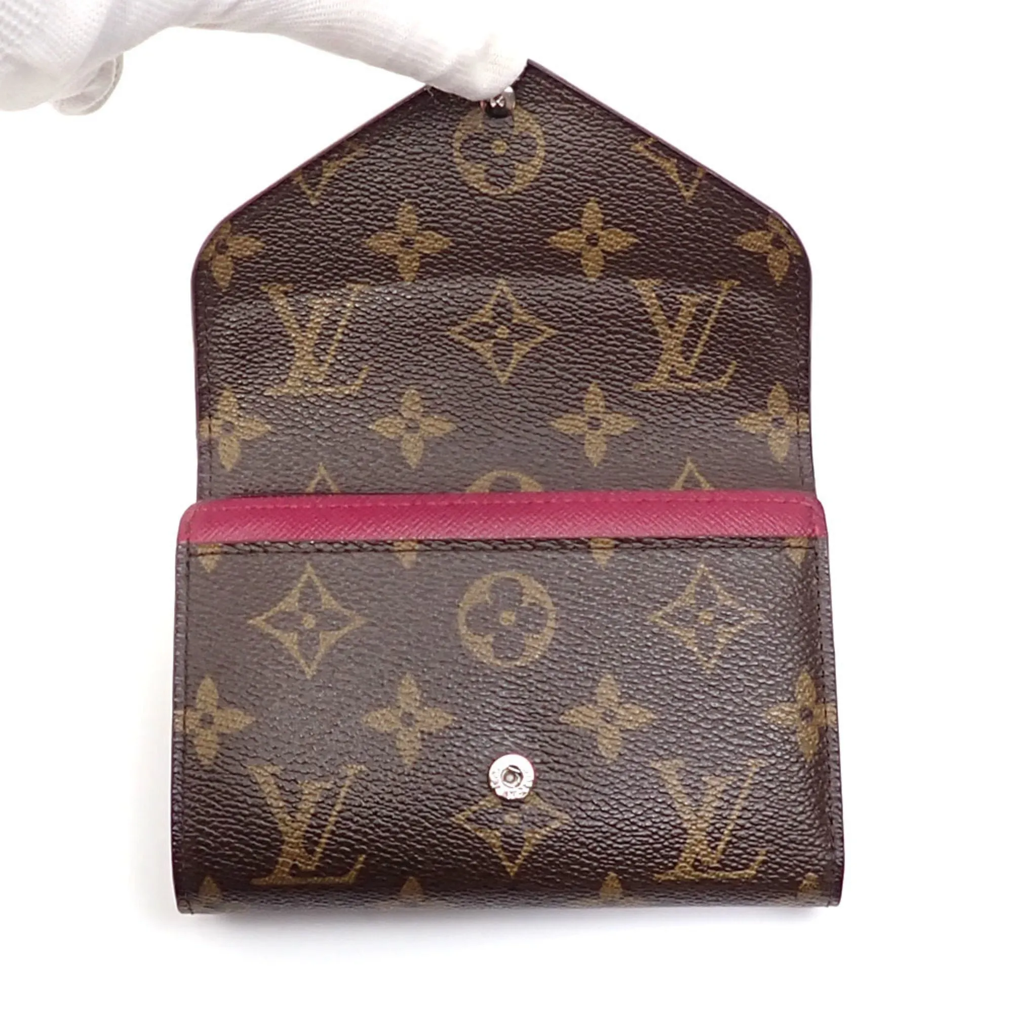 Louis Vuitton pink Monogram Monogram Wallet (Tri-Fold) (Pre-Owned)