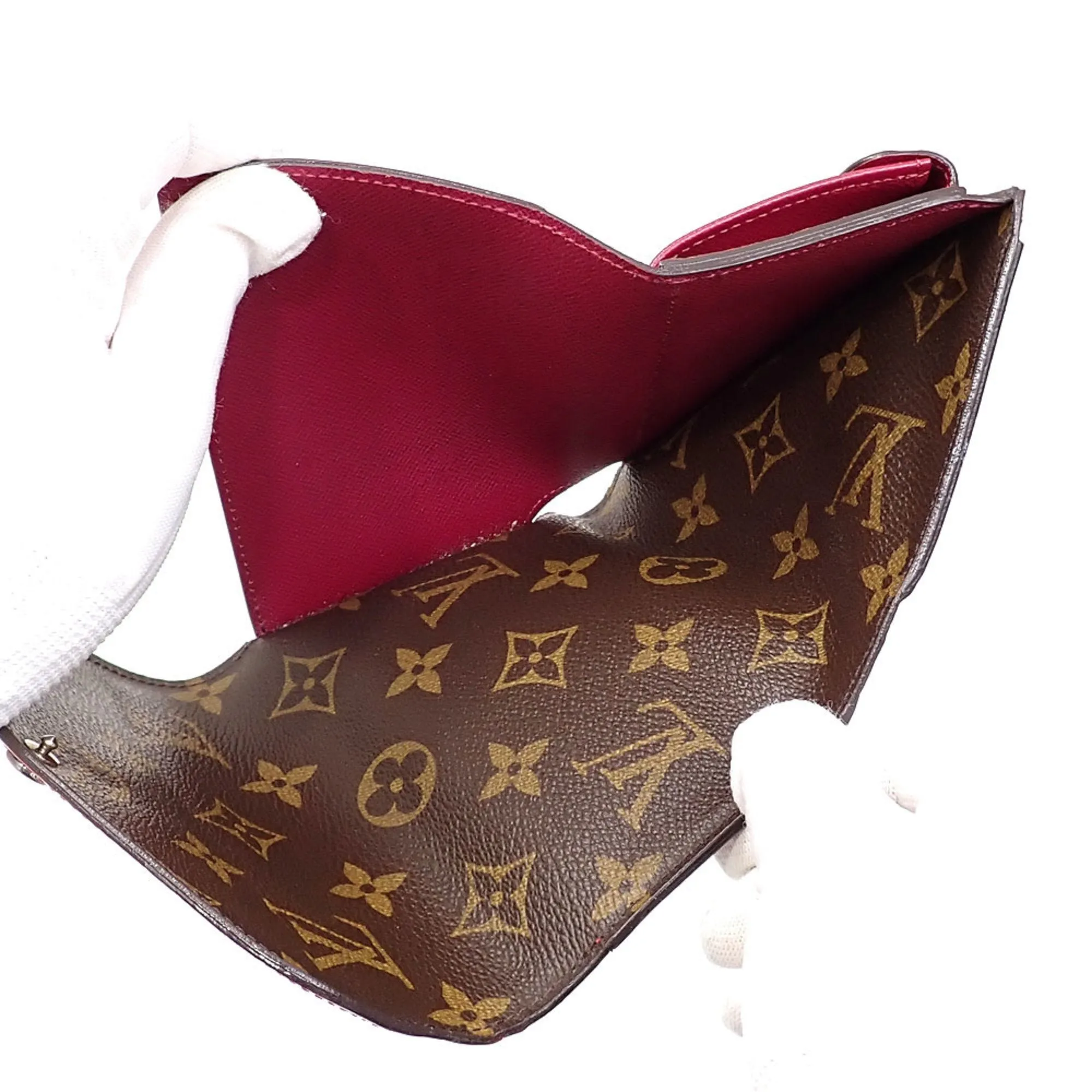 Louis Vuitton pink Monogram Monogram Wallet (Tri-Fold) (Pre-Owned)