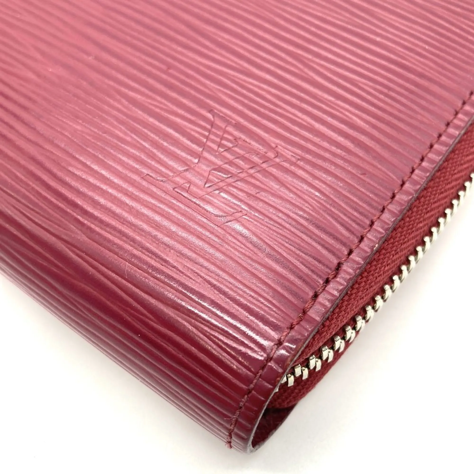 Louis Vuitton pink pink Epi Leather Long Wallet (Bi-Fold) (Pre-Owned)