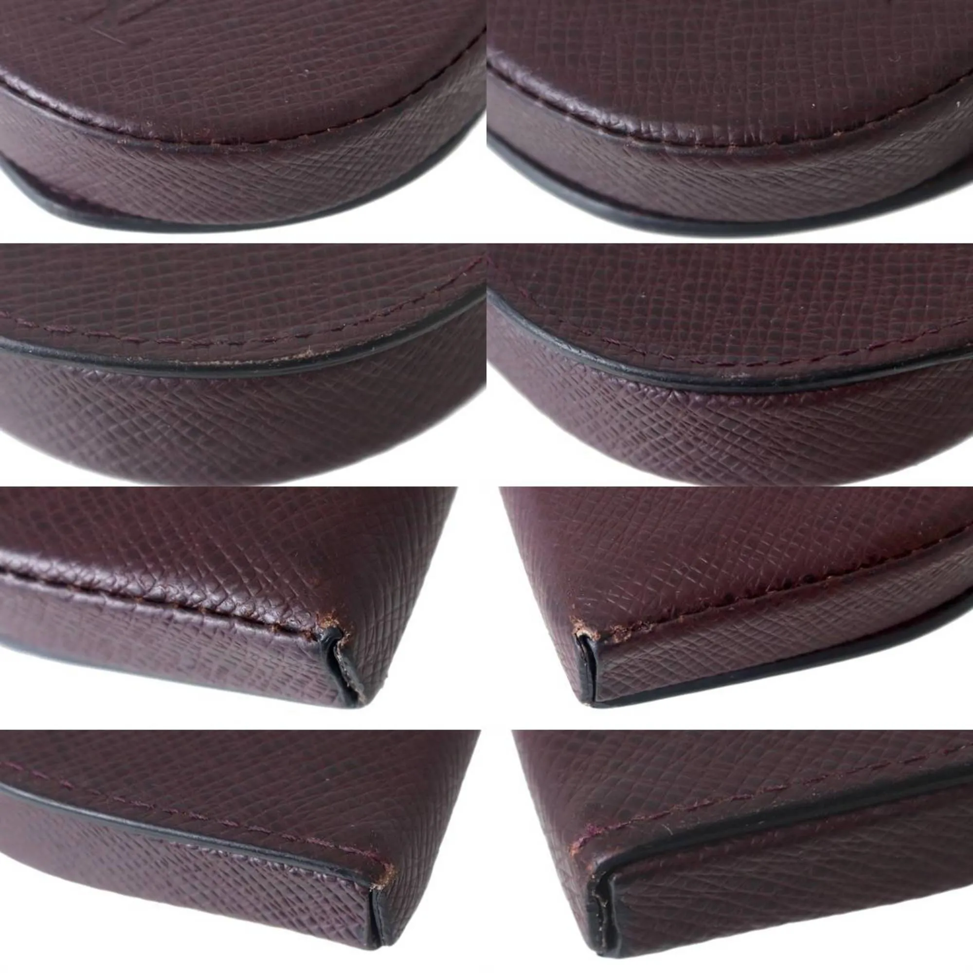 Louis Vuitton Taiga Acajou Taiga Leather Coin Purse/Coin Case (Pre-Owned)