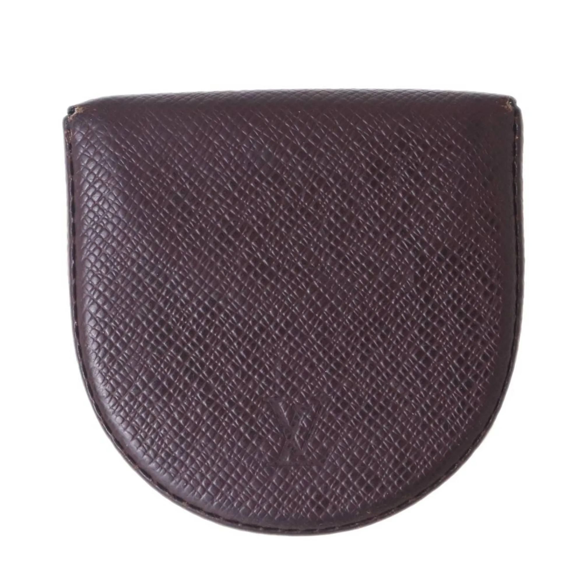 Louis Vuitton Taiga Acajou Taiga Leather Coin Purse/Coin Case (Pre-Owned)