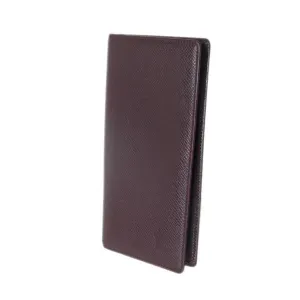 Louis Vuitton Taiga Acajou Taiga Leather Long Wallet (Bi-Fold) (Pre-Owned)