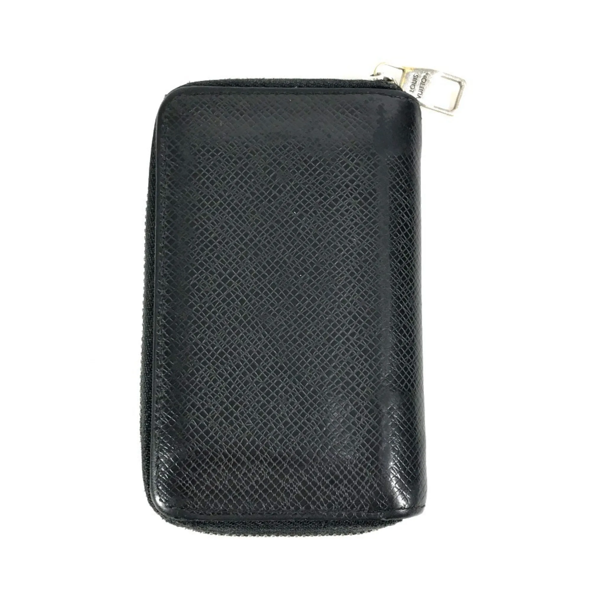 Louis Vuitton Taiga Ardoise Taiga Leather Coin Purse/Coin Case (Pre-Owned)
