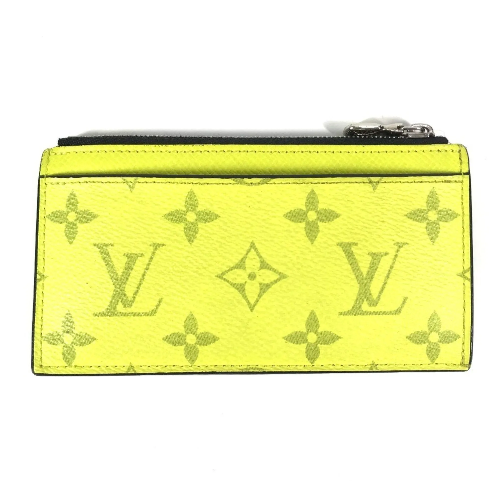 Louis Vuitton Taiga Taiga Leather Monogram Coin Purse/Coin Case (Pre-Owned)