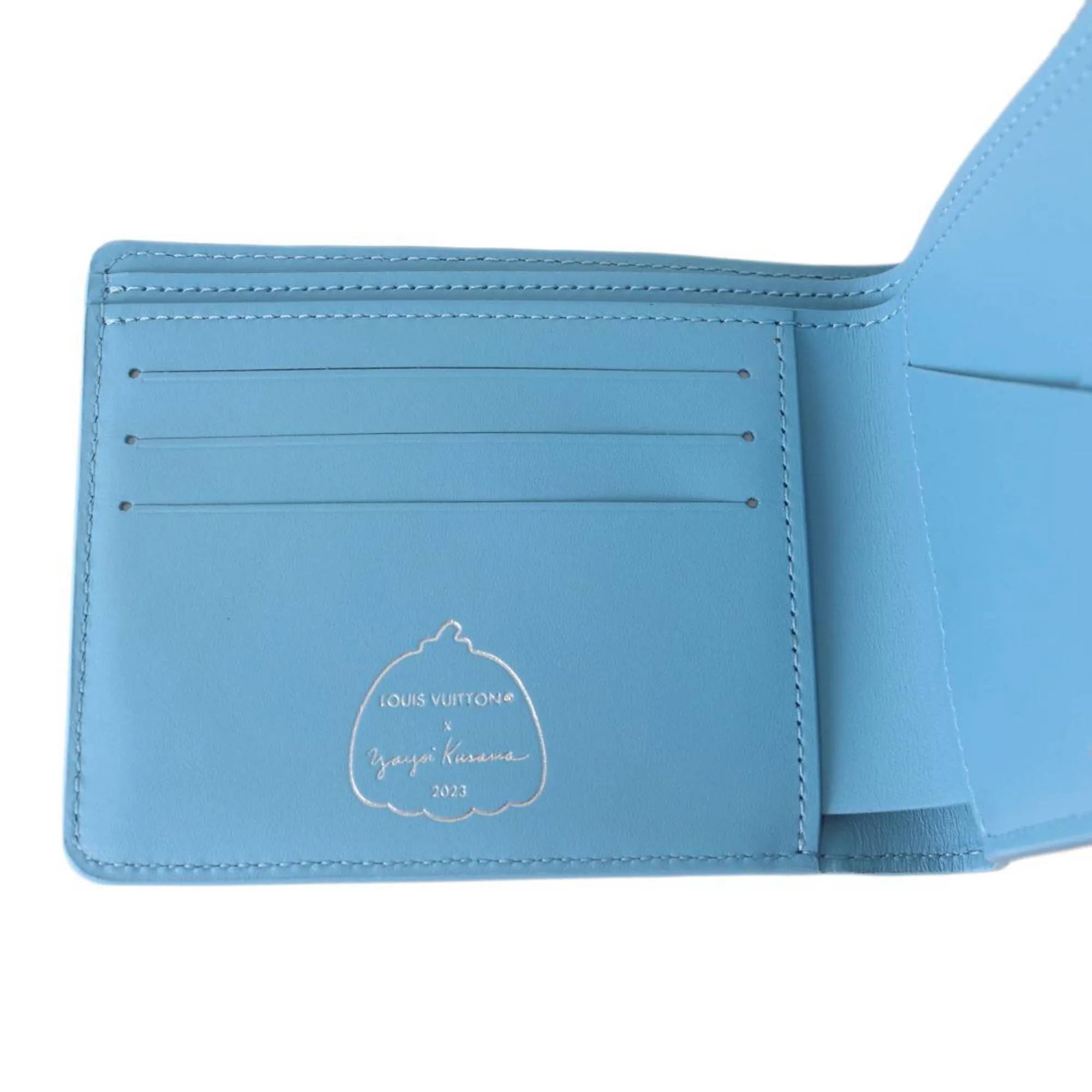 Louis Vuitton Taurillon blue Monogram Monogram Wallet (Bi-Fold) (Pre-Owned)