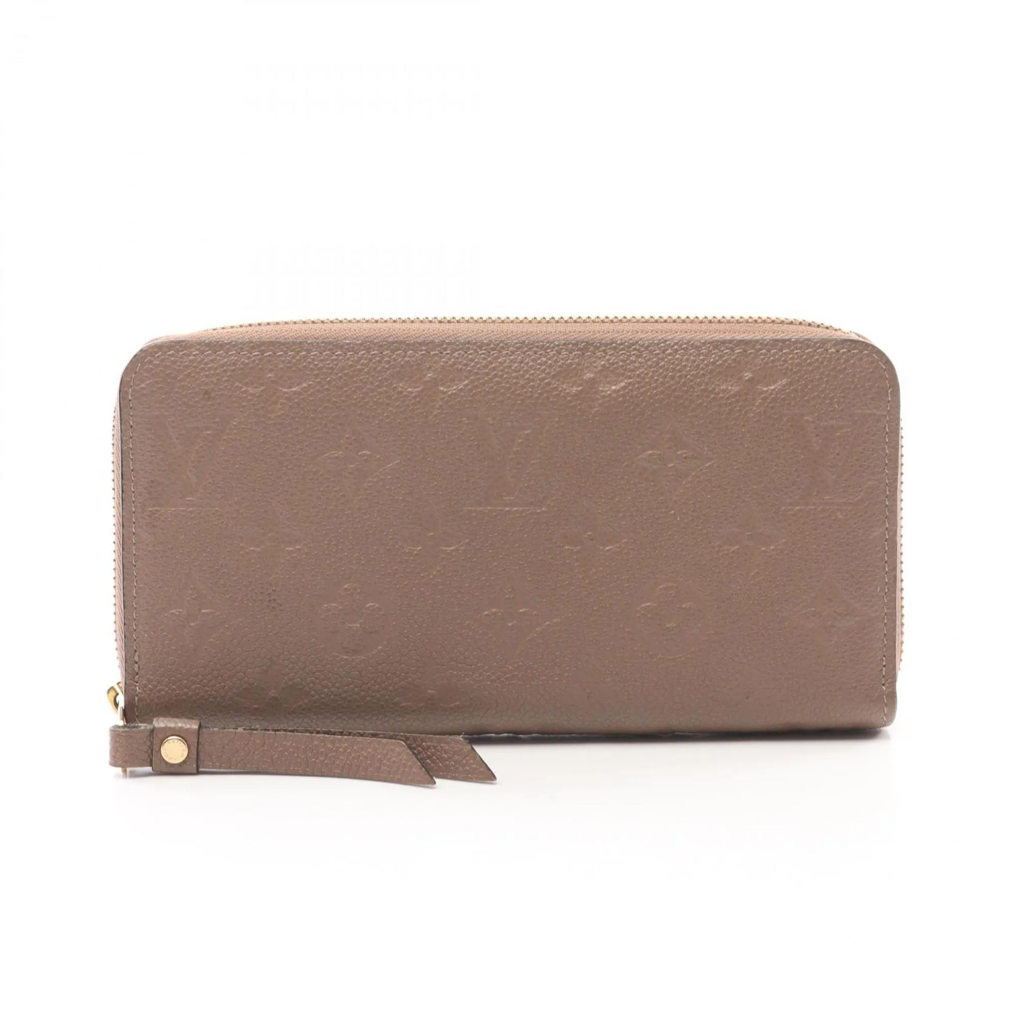 Louis Vuitton Tourterelle Leather Long Wallet (Bi-Fold) (Pre-Owned)