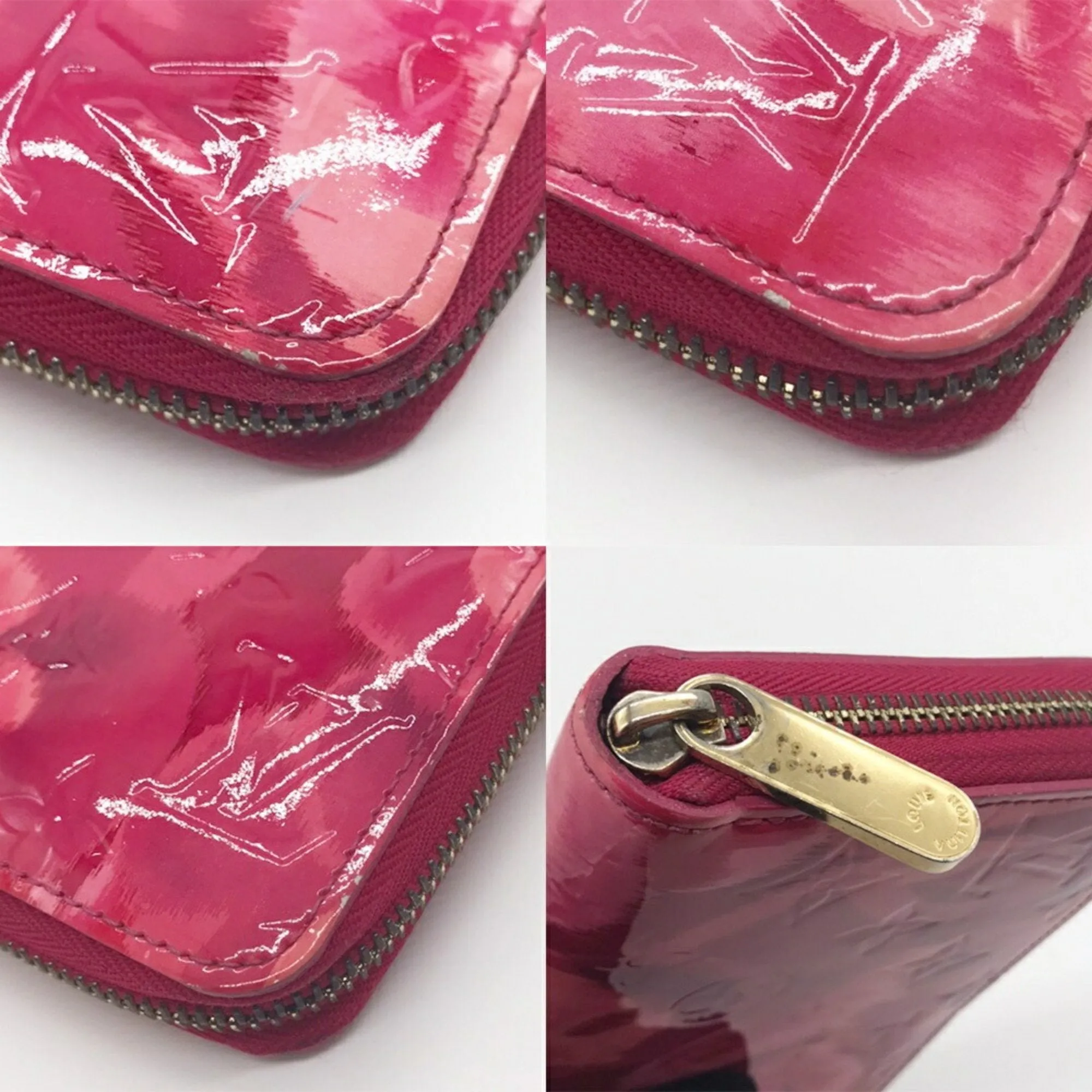 Louis Vuitton Vernis Rose Long Wallet (Bi-Fold) (Pre-Owned)