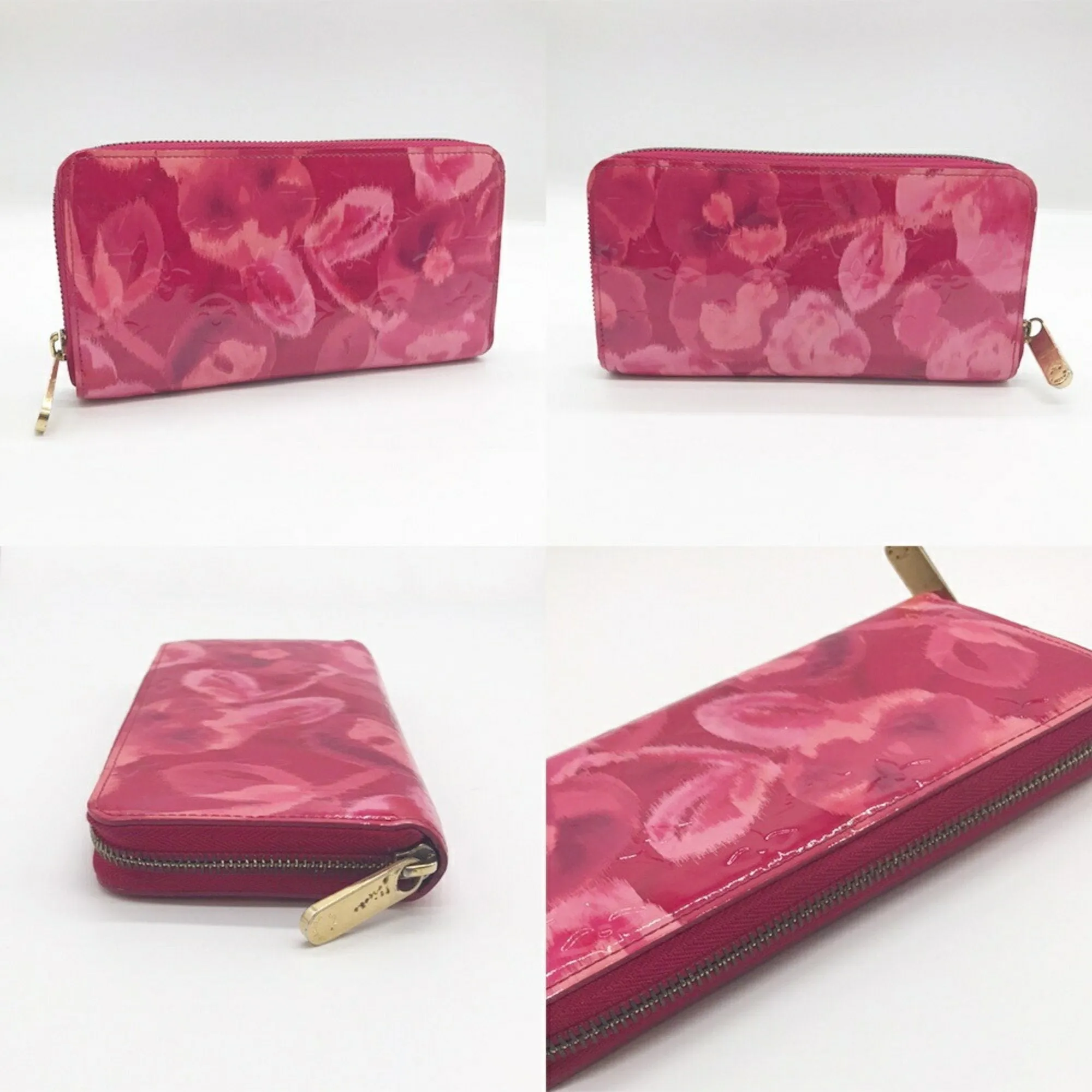 Louis Vuitton Vernis Rose Long Wallet (Bi-Fold) (Pre-Owned)