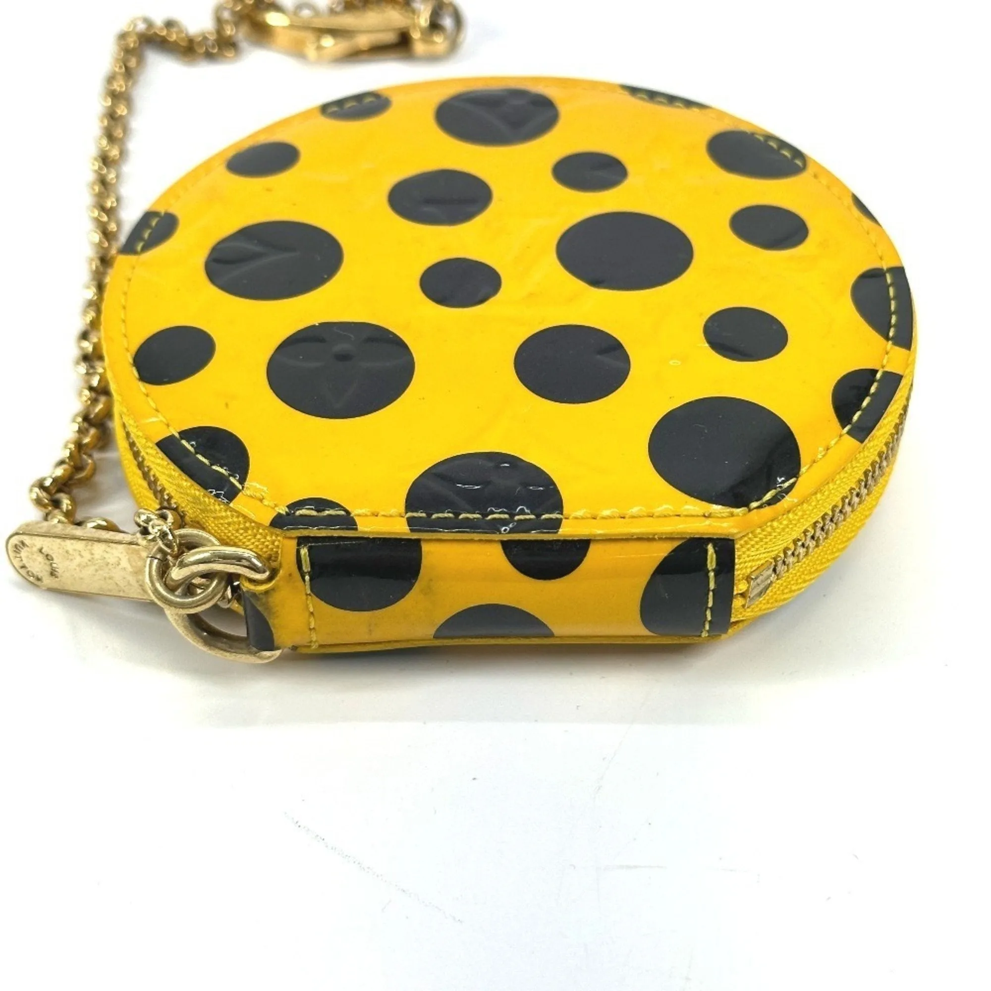 Louis Vuitton Vernis yellow Patent Leather Coin Purse/Coin Case (Pre-Owned)