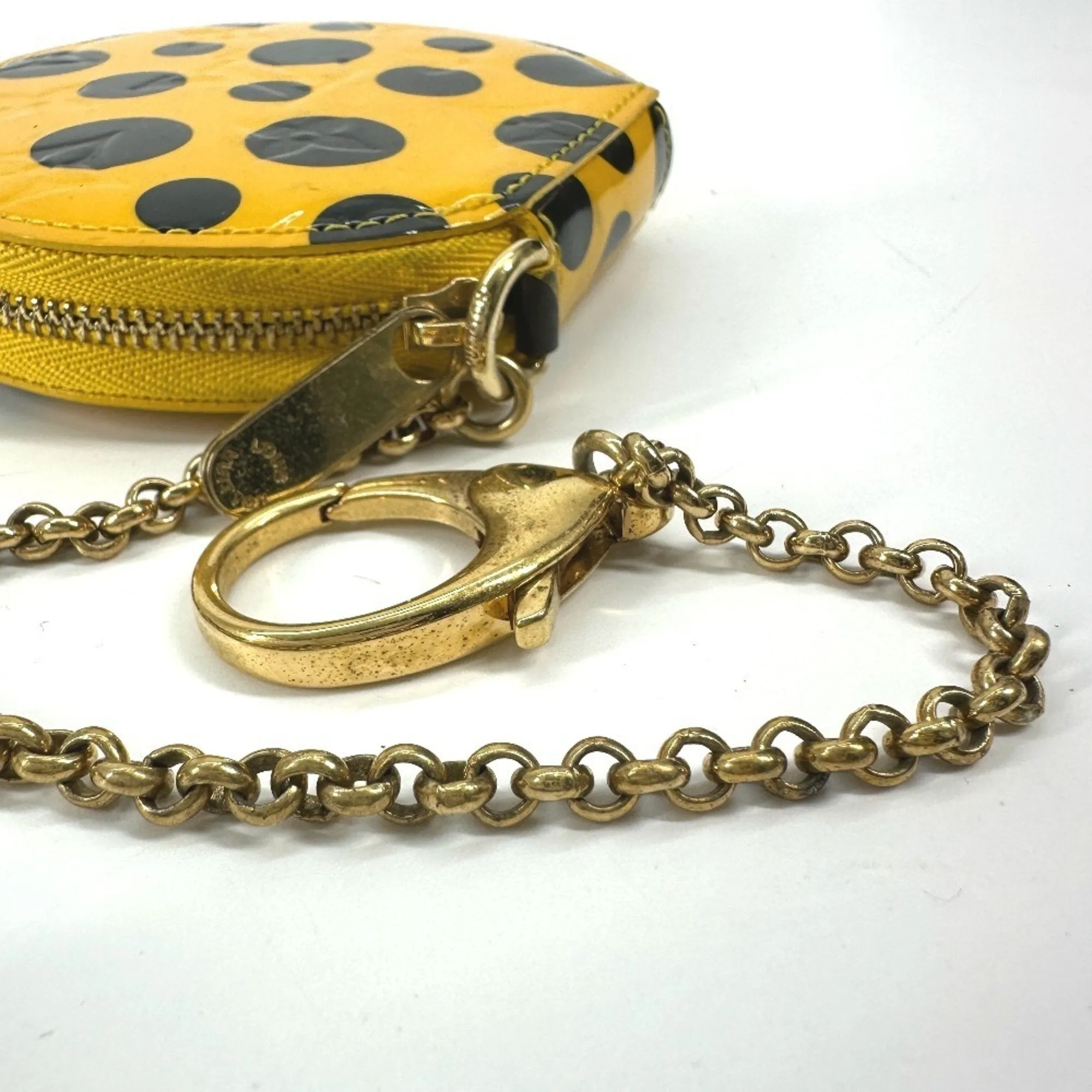Louis Vuitton Vernis yellow Patent Leather Coin Purse/Coin Case (Pre-Owned)