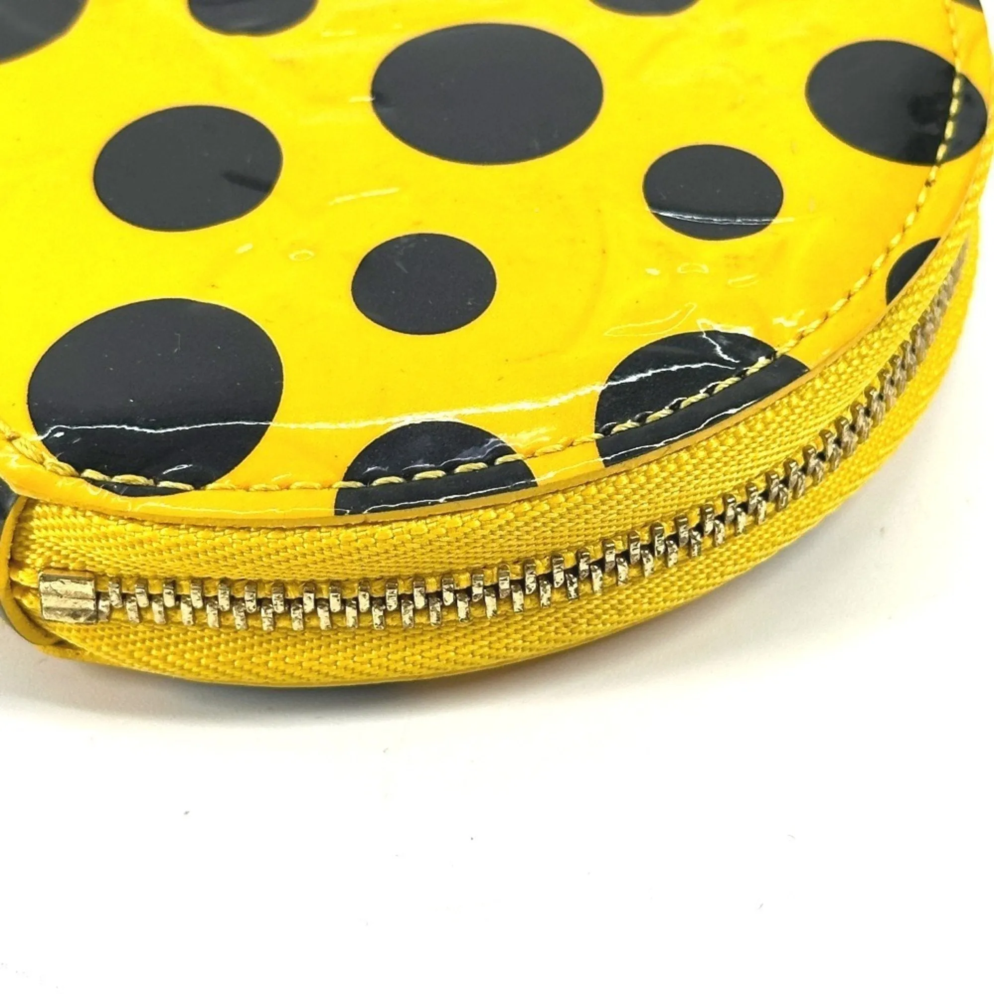 Louis Vuitton Vernis yellow Patent Leather Coin Purse/Coin Case (Pre-Owned)