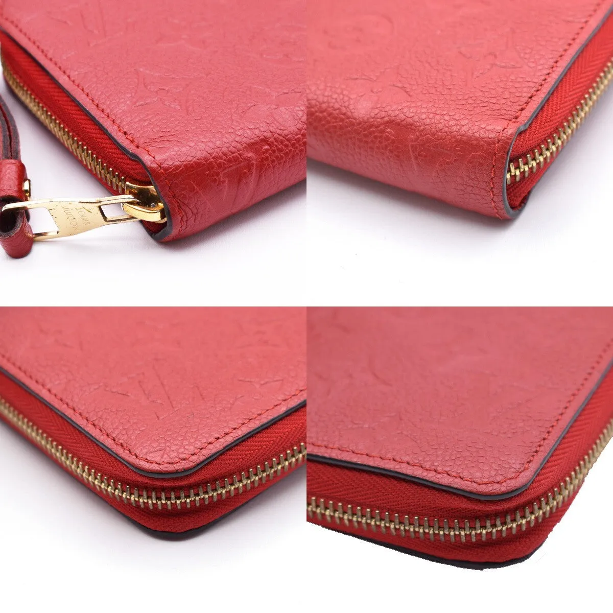 Louis Vuitton Zippy Wallet Leather Wallet (Pre-Owned)