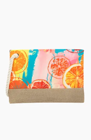 Main Squeeze Citrus Jute Pouch
