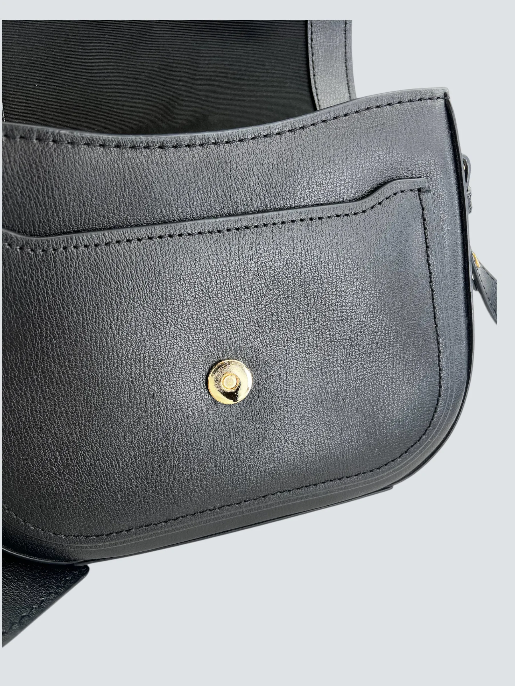 Marc Jacobs Black Leather "Rider" Crossbody