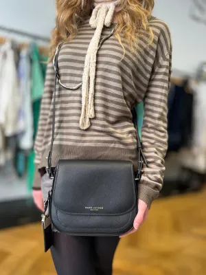 Marc Jacobs Black Leather "Rider" Crossbody