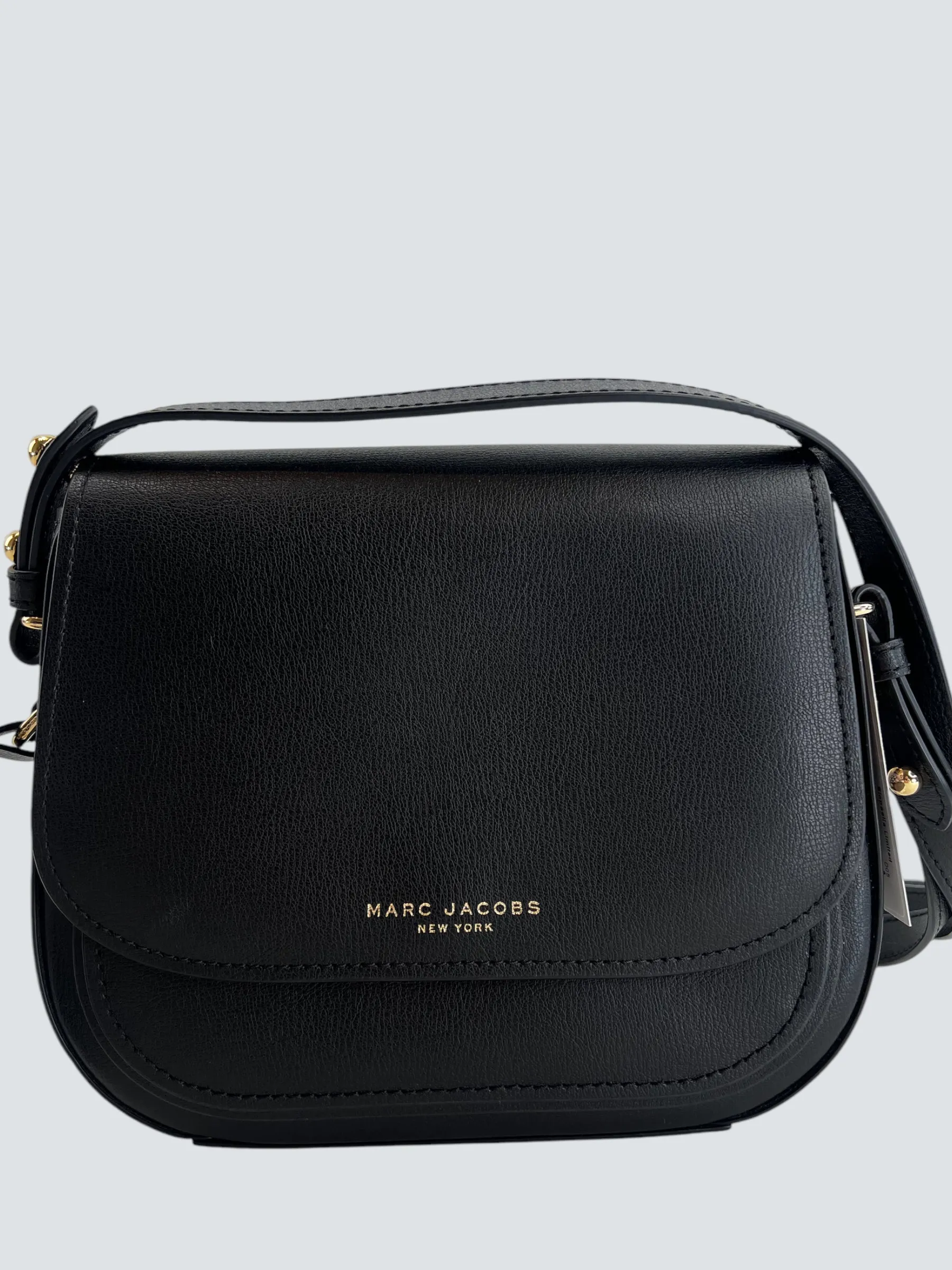Marc Jacobs Black Leather "Rider" Crossbody
