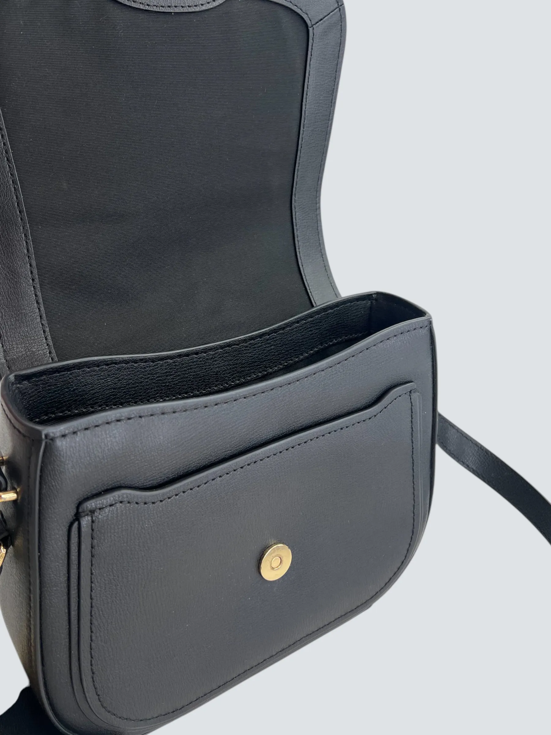 Marc Jacobs Black Leather "Rider" Crossbody