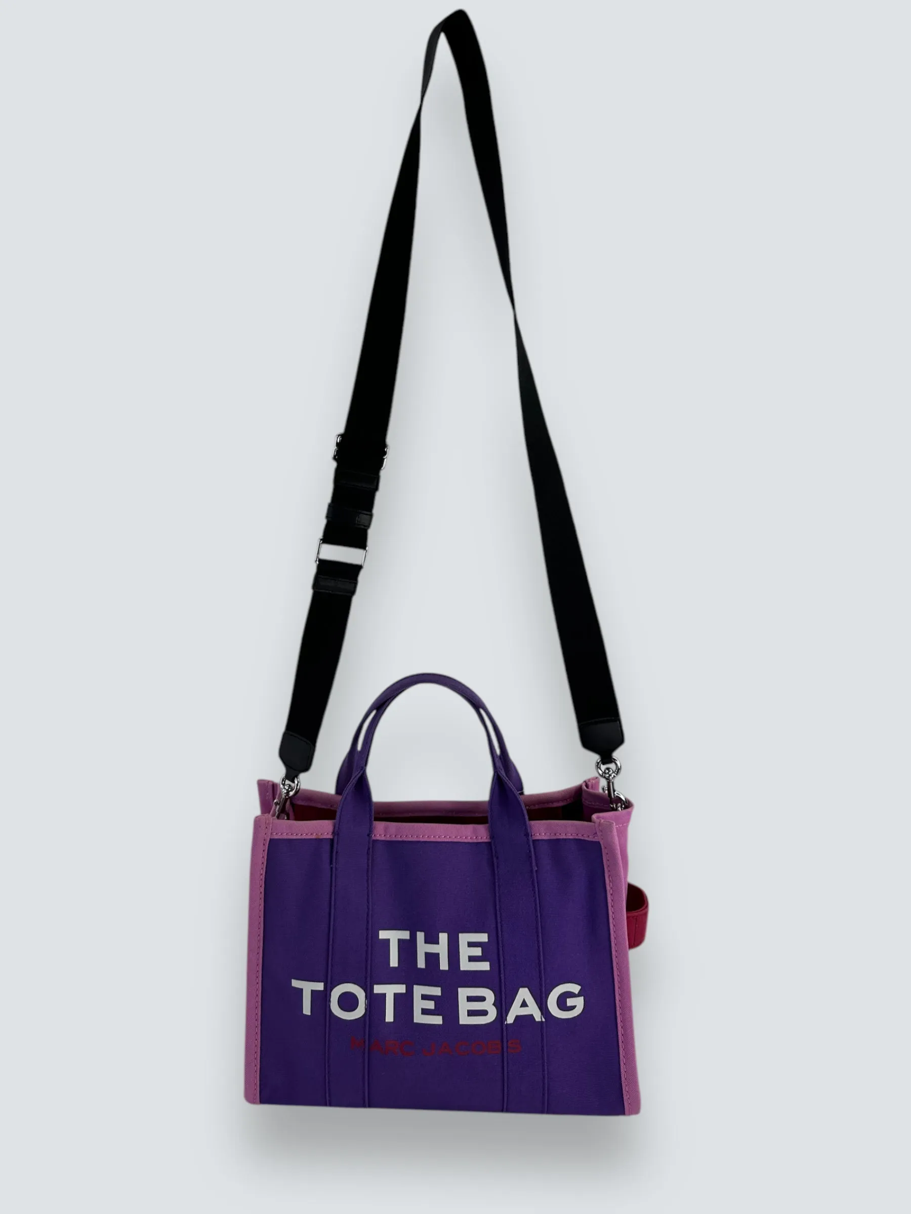 Marc Jacobs Purple Canvas ??The Tote?? Bag