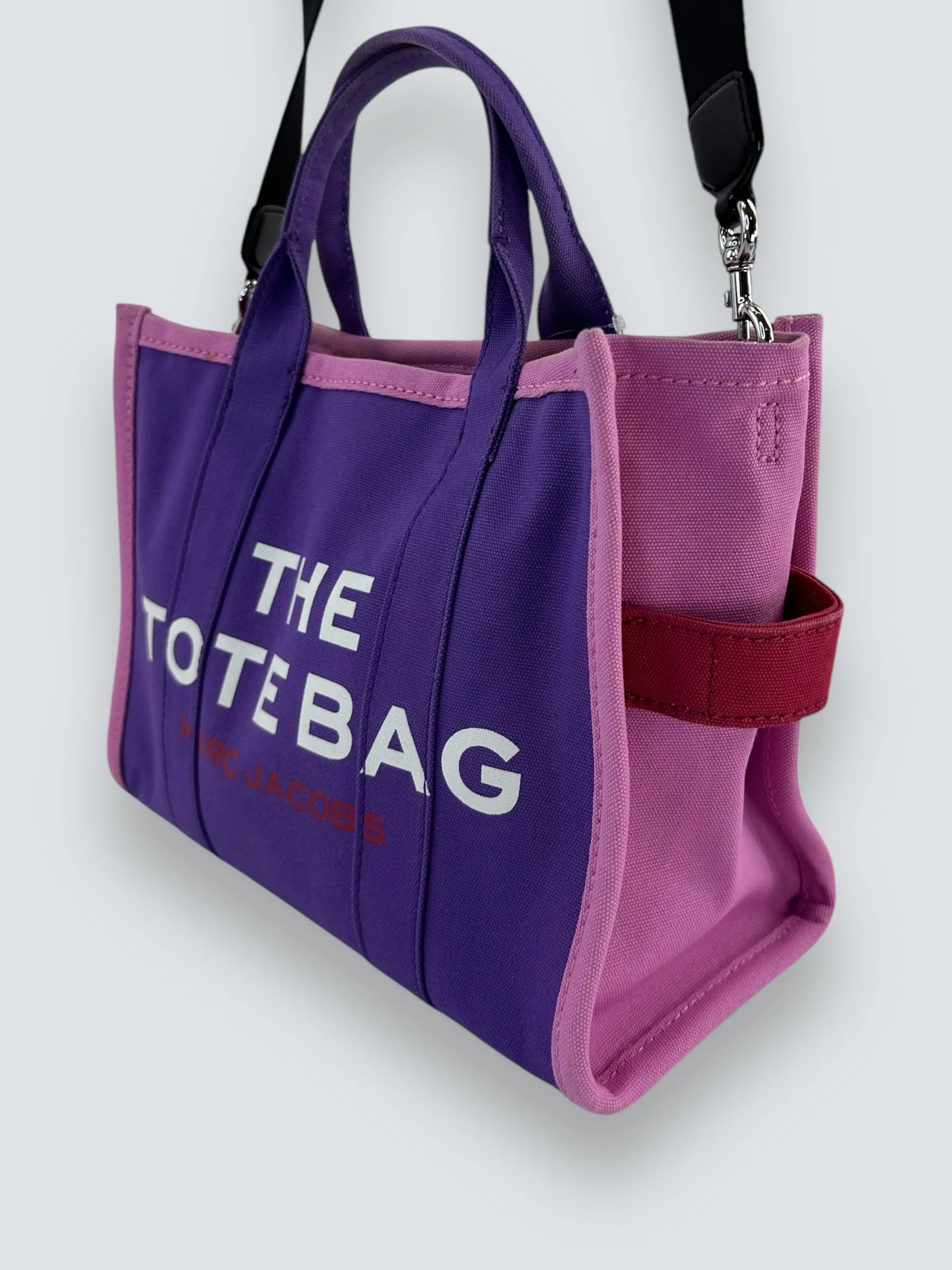 Marc Jacobs Purple Canvas ??The Tote?? Bag