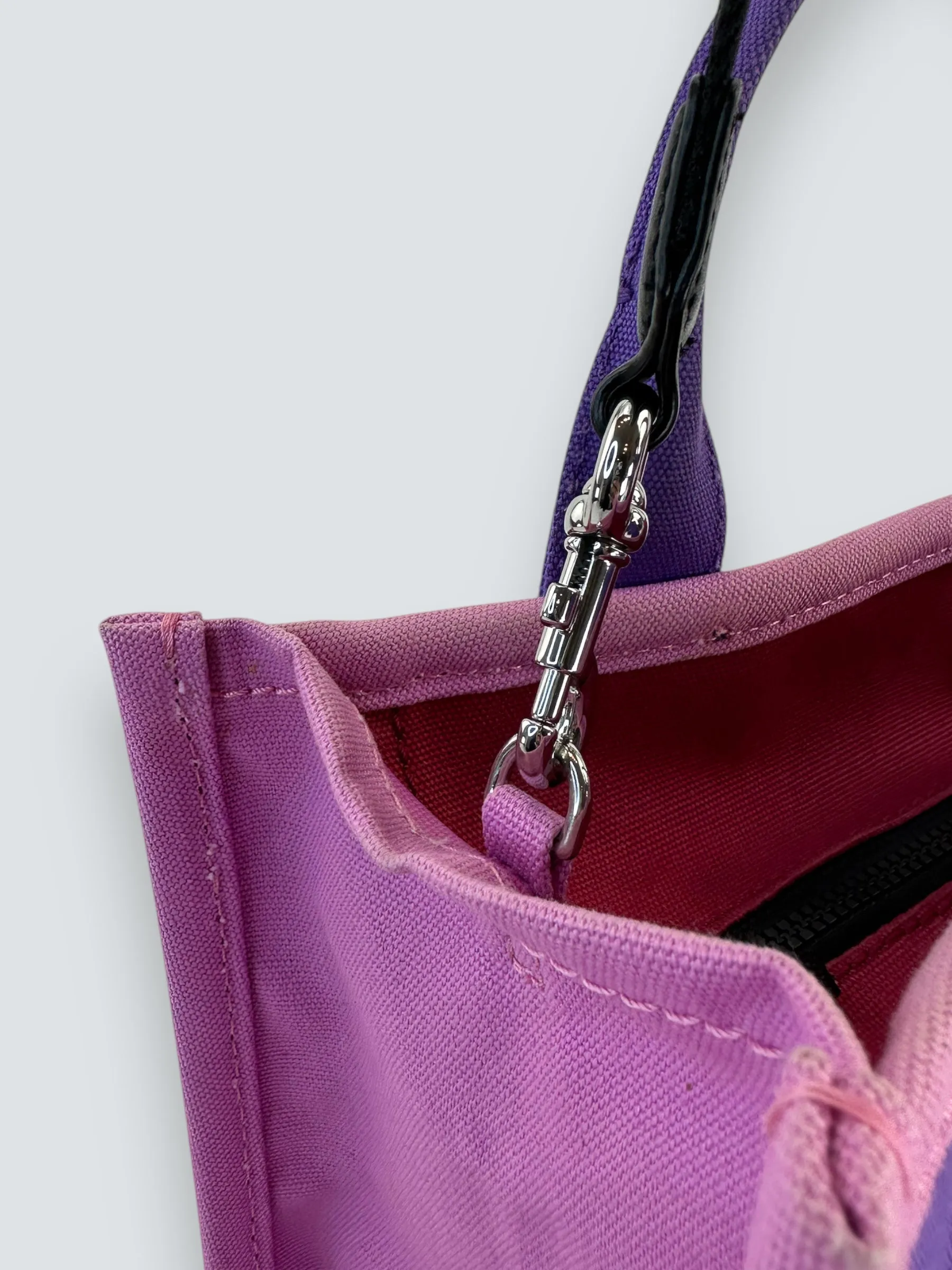 Marc Jacobs Purple Canvas ??The Tote?? Bag