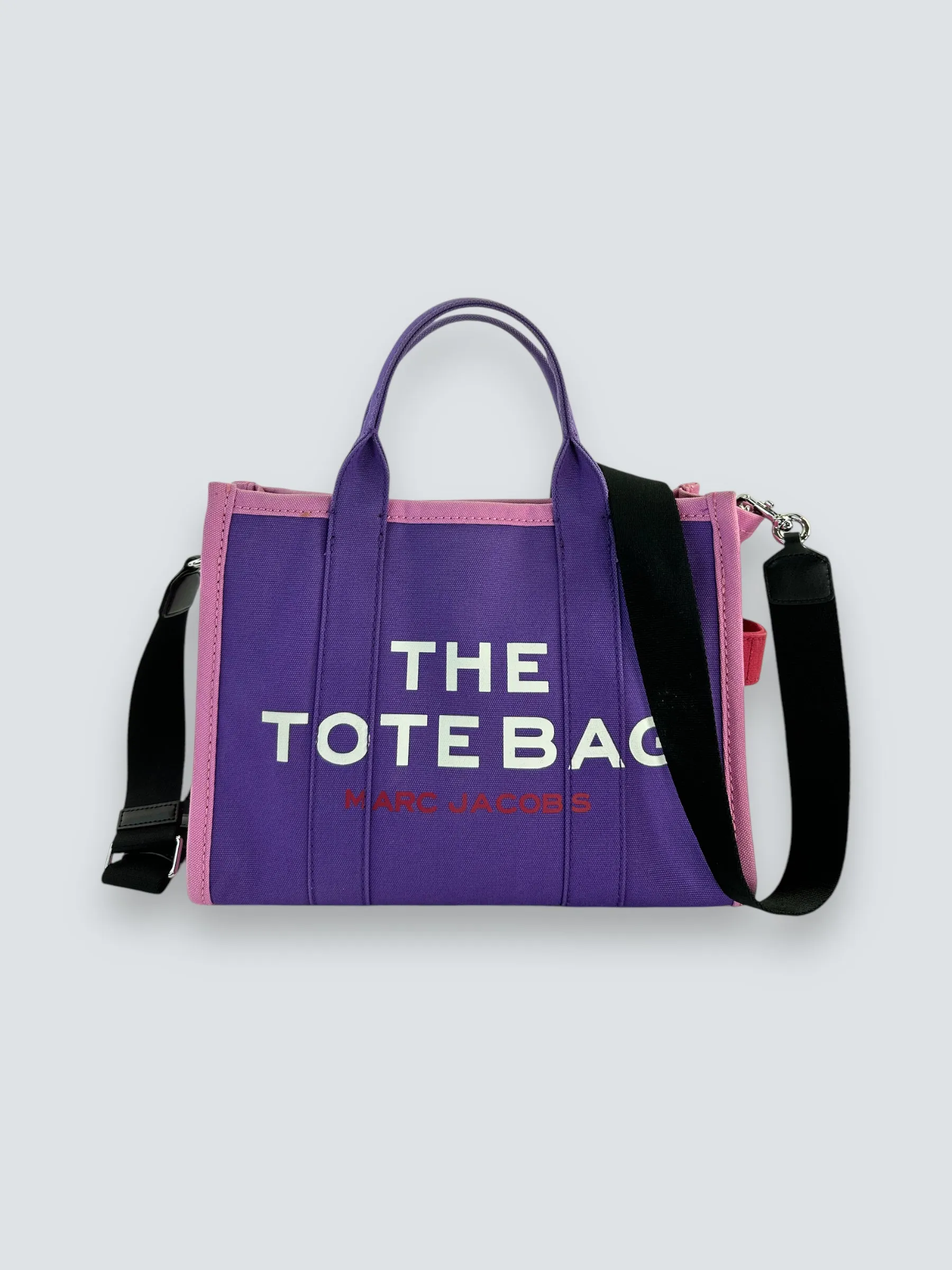 Marc Jacobs Purple Canvas ??The Tote?? Bag