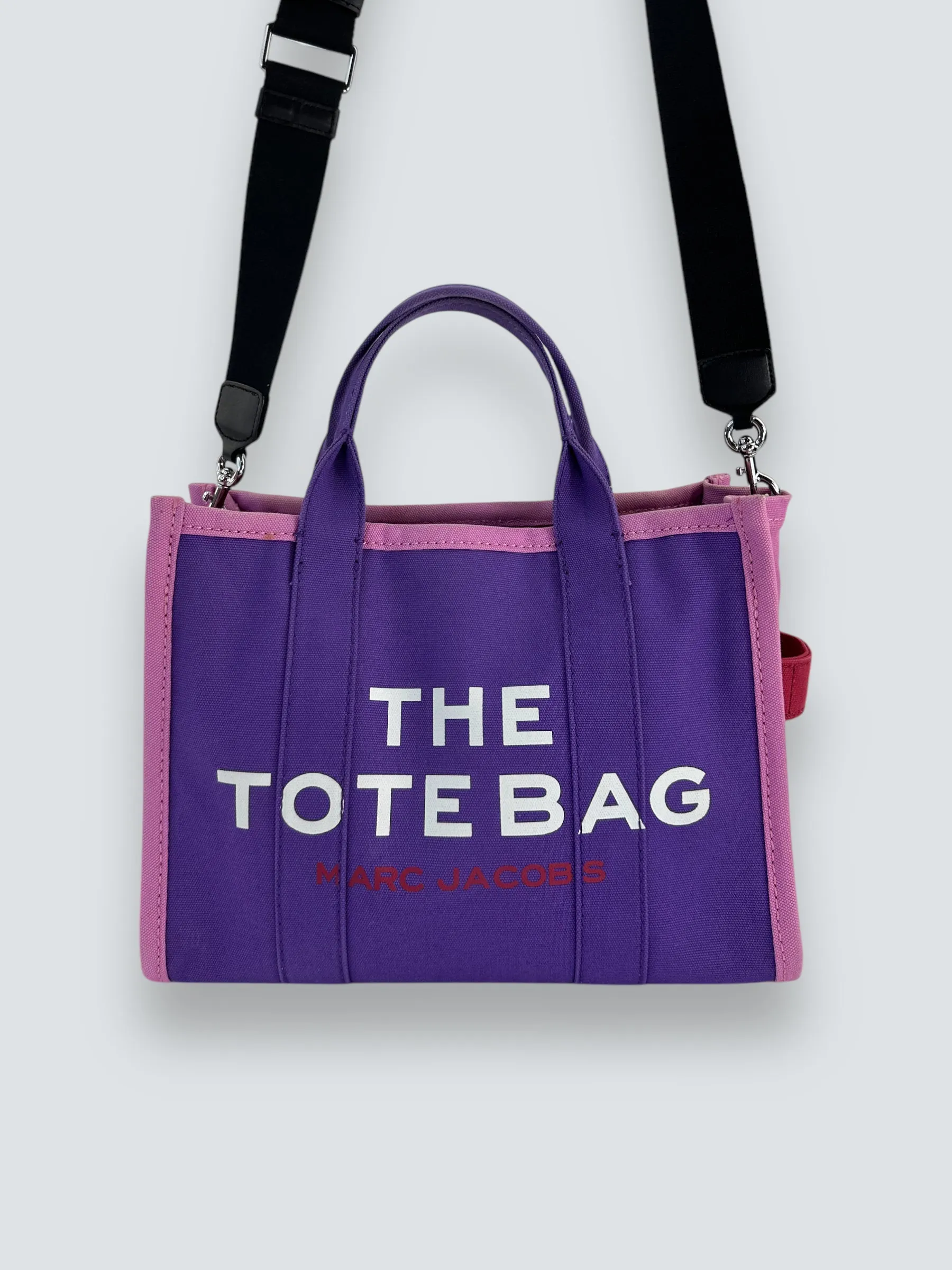 Marc Jacobs Purple Canvas ??The Tote?? Bag