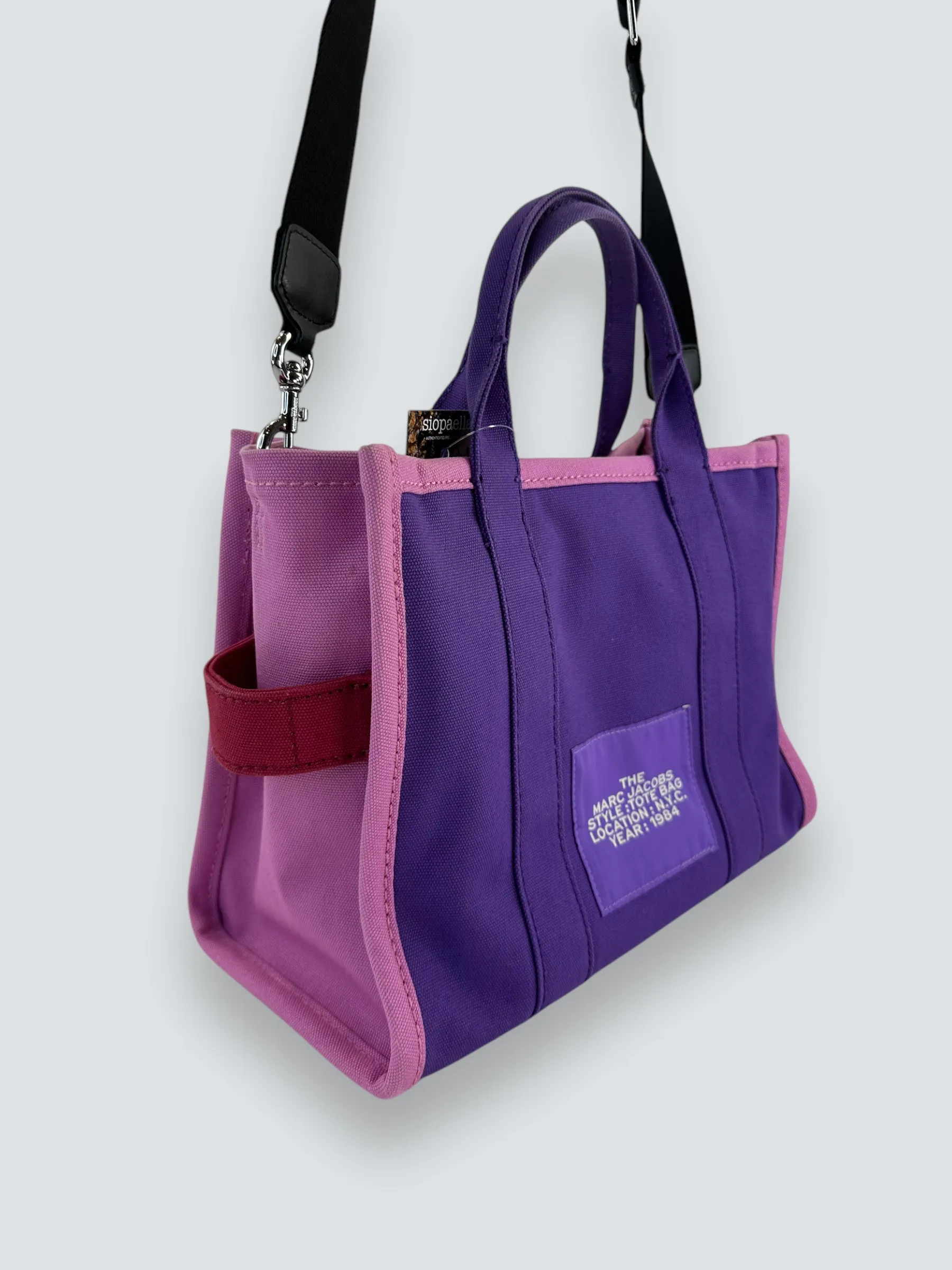Marc Jacobs Purple Canvas ??The Tote?? Bag
