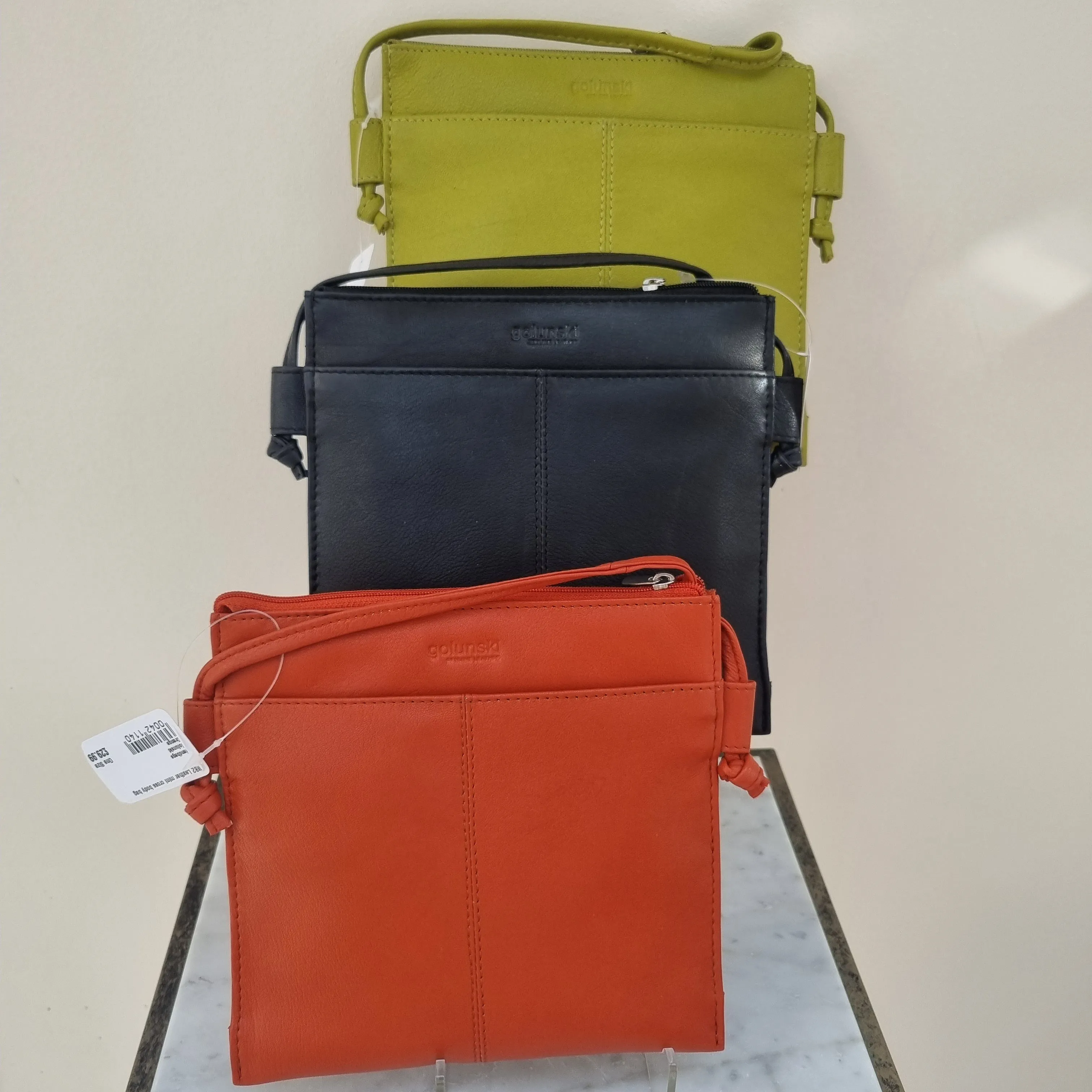MB2 Leather mini cross body bag