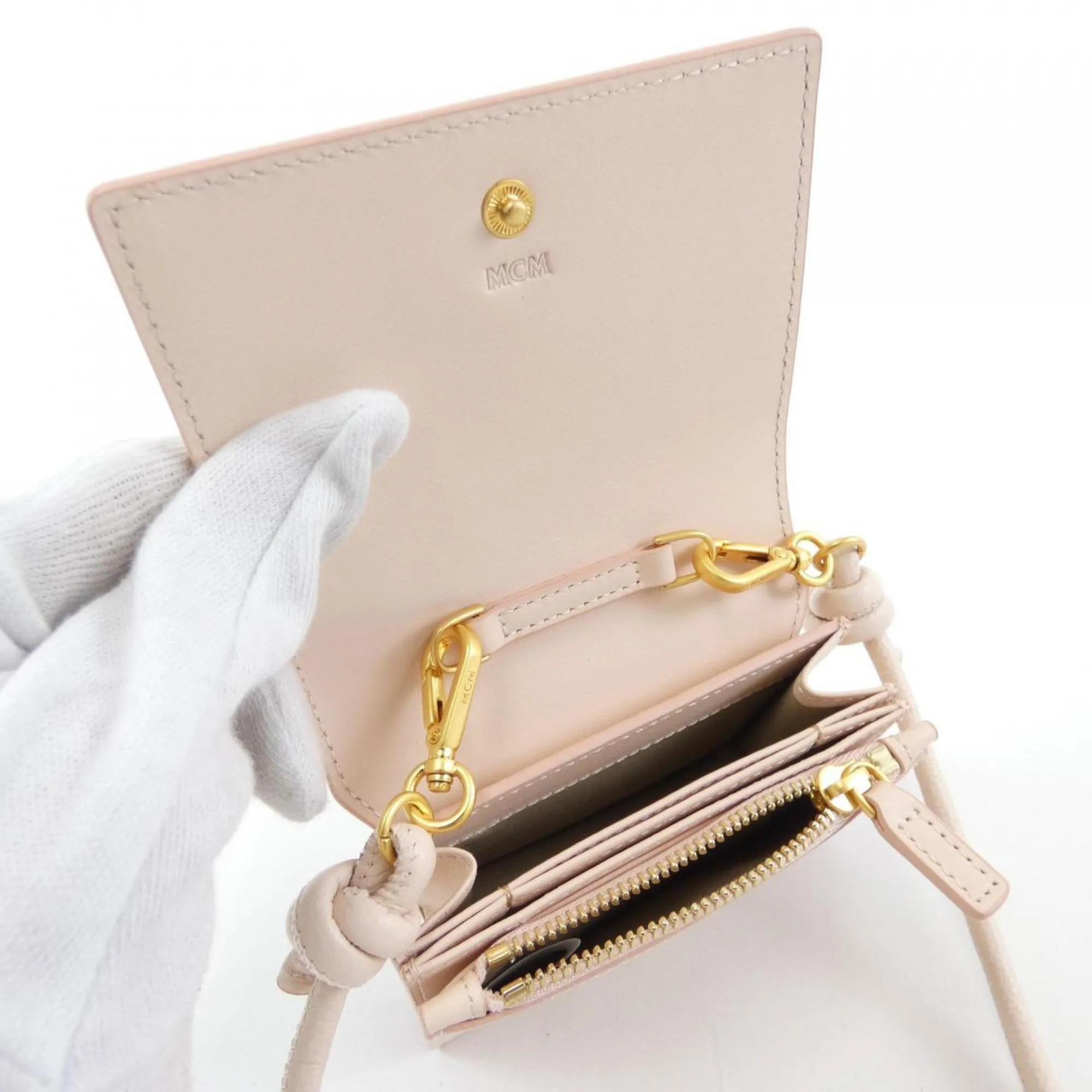 Mcm Chain/Shoulder Wallet (Pre-Owned)