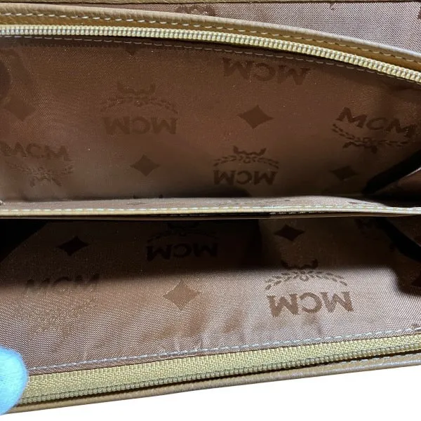 MCM Visetos Bifold Wallet Gray