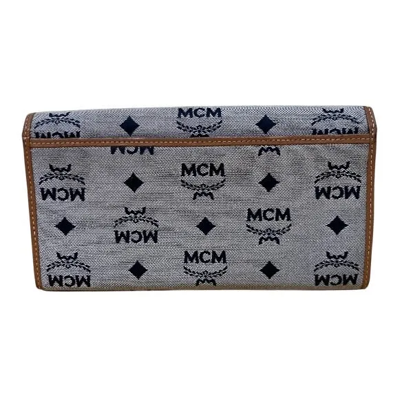 MCM Visetos Bifold Wallet Gray