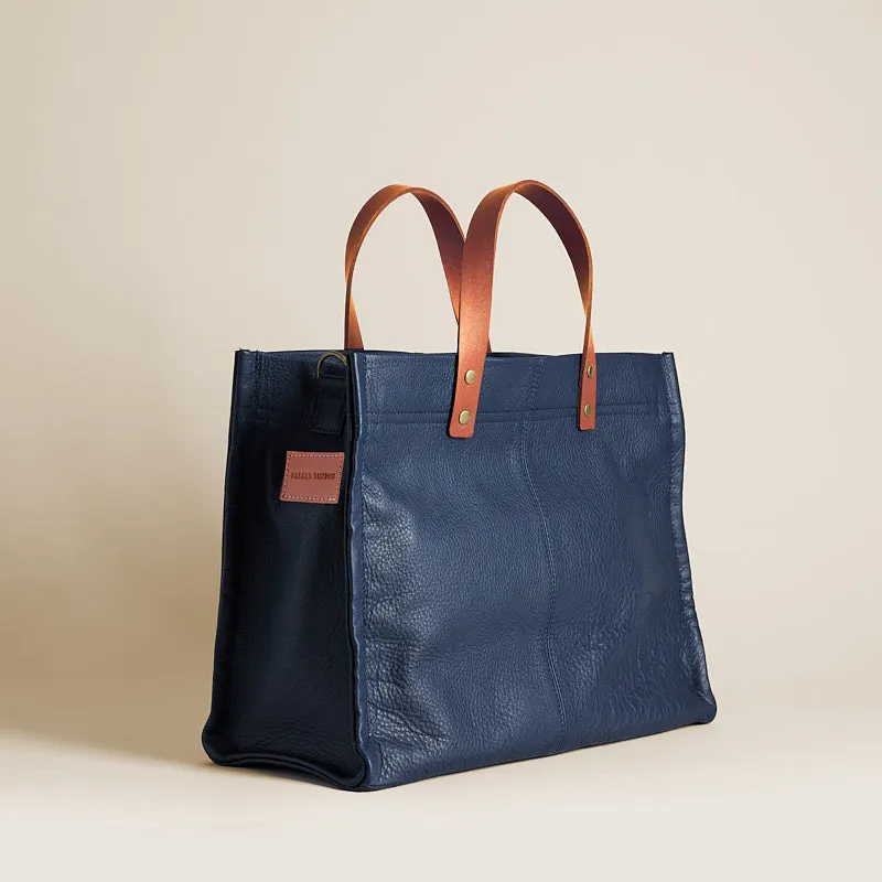 Medium Mimi - Leather Navy