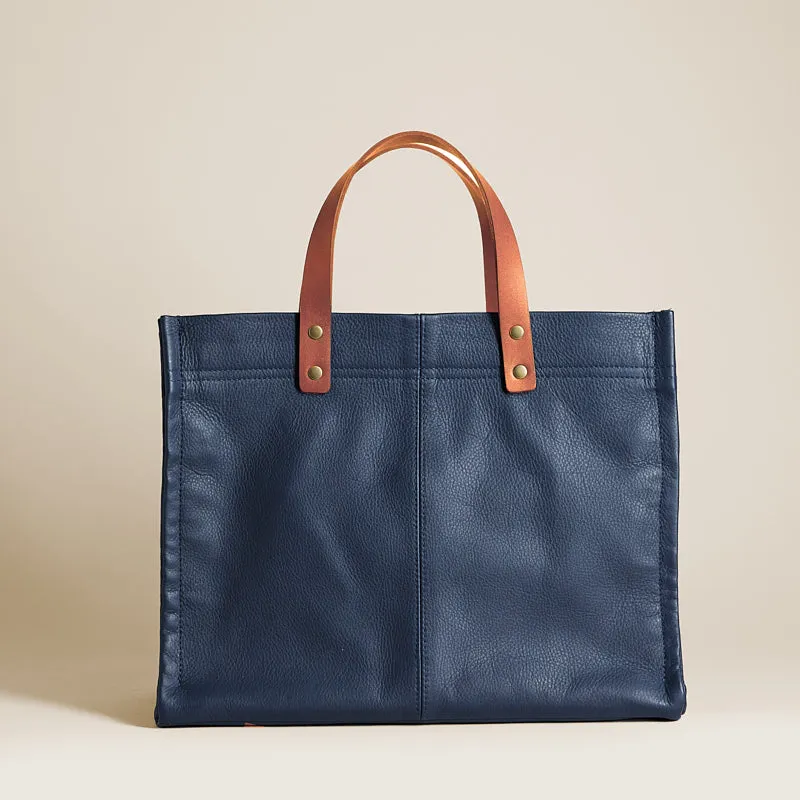 Medium Mimi - Leather Navy