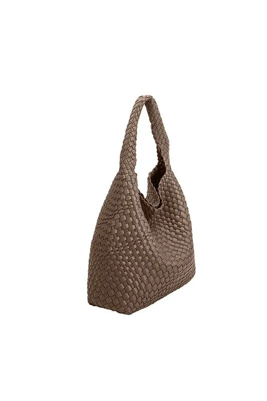 Melie Bianco Johanna Large Recycled Vegan Shoulder Bag