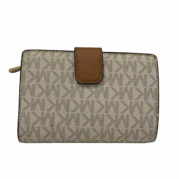 Michael Kors PVC Coated Canvas Bifold Wallet