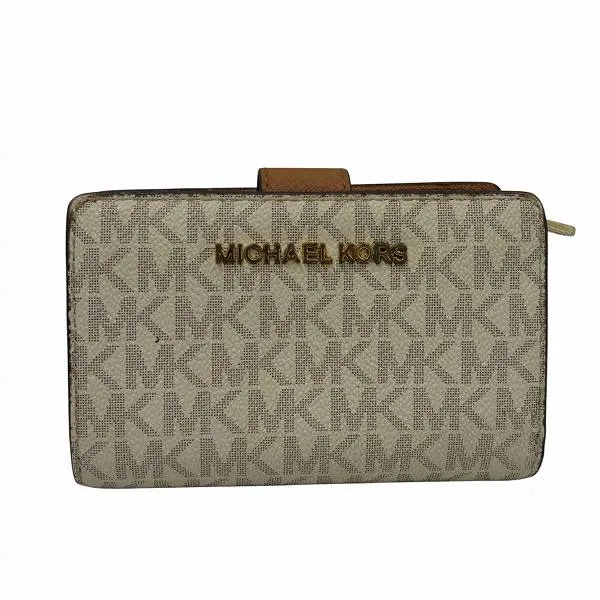 Michael Kors PVC Coated Canvas Bifold Wallet