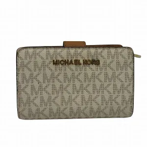 Michael Kors PVC Coated Canvas Bifold Wallet