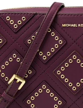 Michael Michael Kors Diamond Grommet Jet Set Travel Large East West Crossbody
