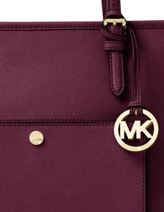 Michael Michael Kors Jet Set Item Large Top Zip Pocket Tote