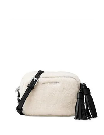 Michael Michael Kors Jet Set Travel Small Shearling Crossbody
