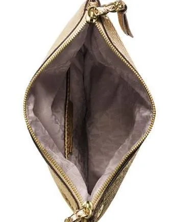 Michael Michael Kors Python Embossed Corinne Medium Messenger