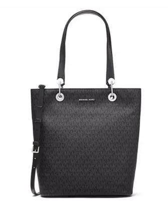 Michael Michael Kors Signature Raven Large North South Top Zip Tote