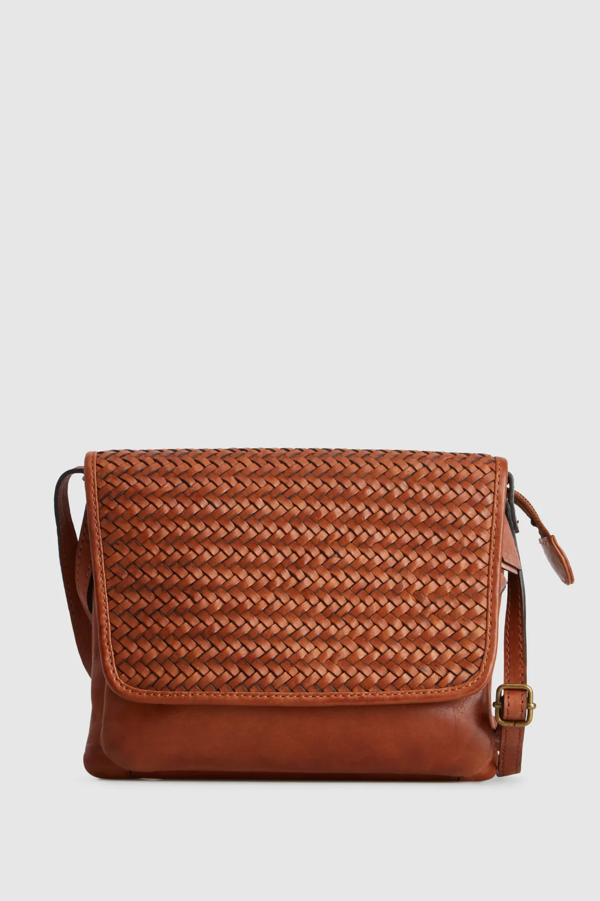 Mira Leather Flap Crossbody Bag