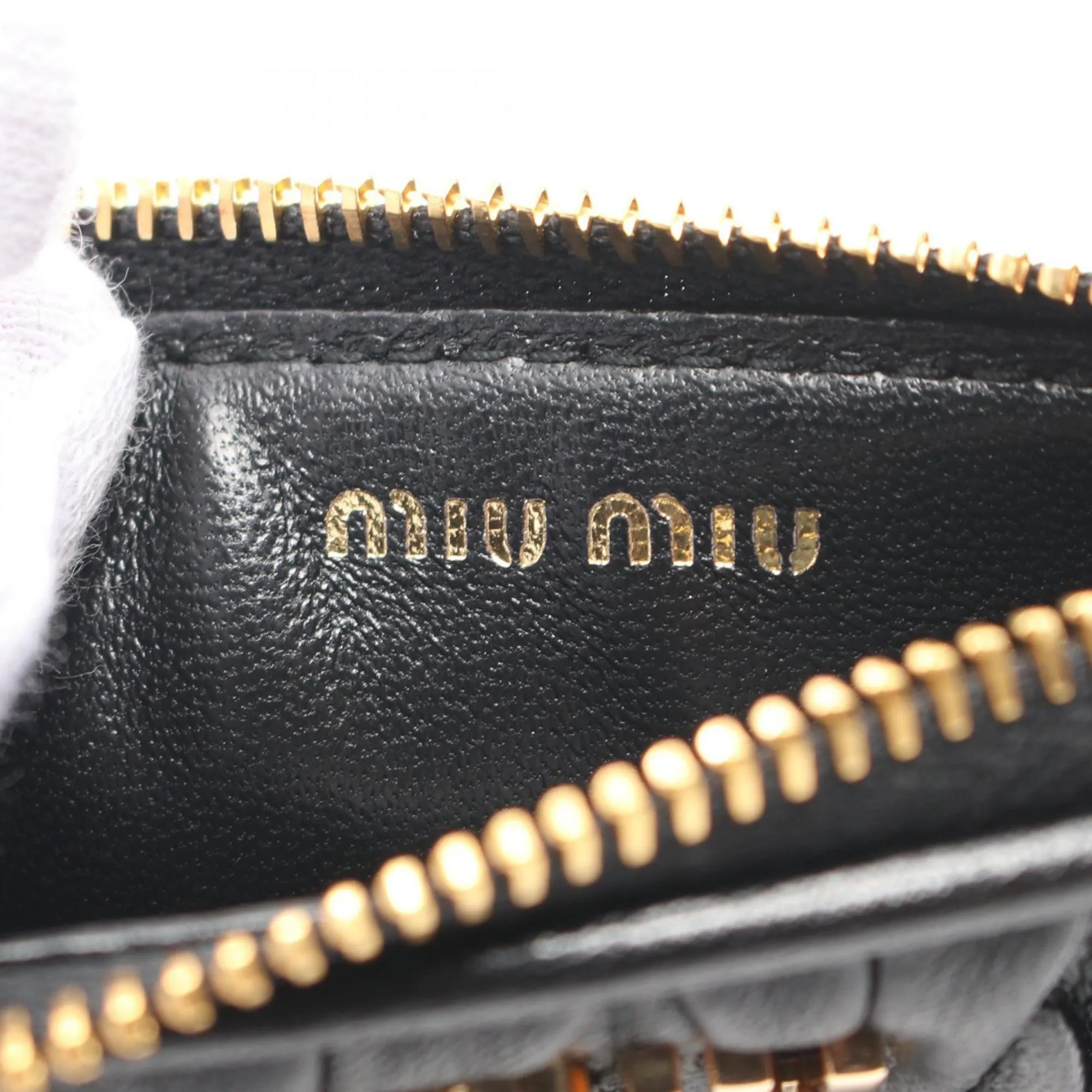 Miu Miu Leather Coin Purse/Coin Case (Pre-Owned)